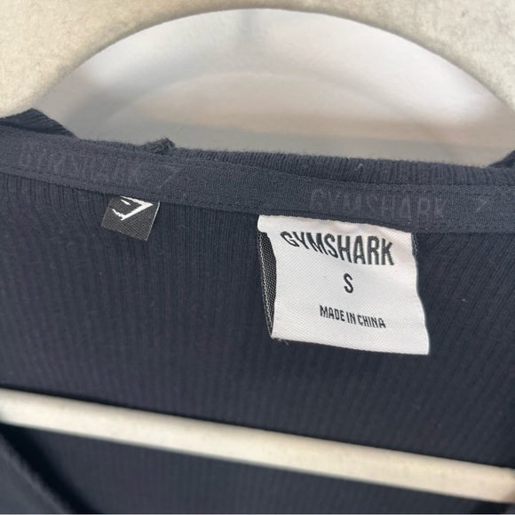 Women’s Gymshark Black Wrap Cardigan Hoodie Long Sleeve Size Small - Picture 3 of 9